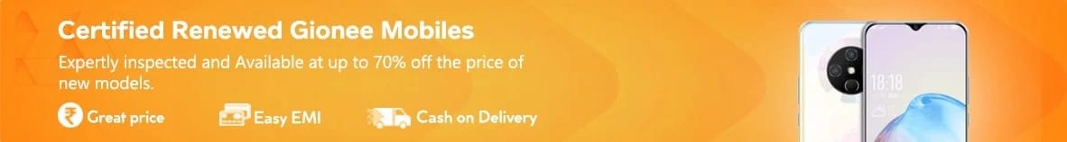 Buy Renewed Gionee Smartphones